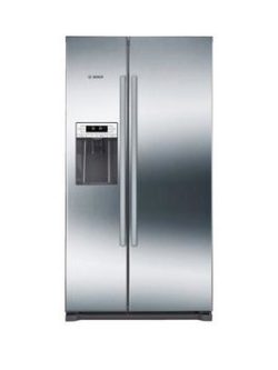 Bosch Serie 6 Kai90Vi20G American-Style 90Cm Nofrost Fridge Freezer With Non-Plumb Water Dispenser - Graphite